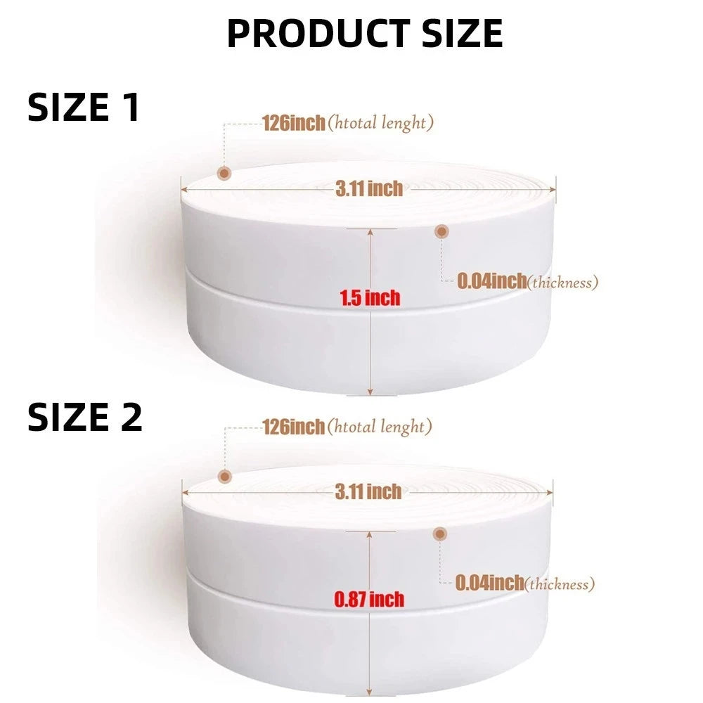 320cm Bathroom Kitchen Self Adhesive Sealing Tape