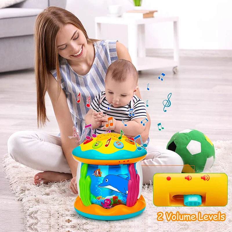 1-3 Years Babies Ocean Light Rotary Projector Musical Toy