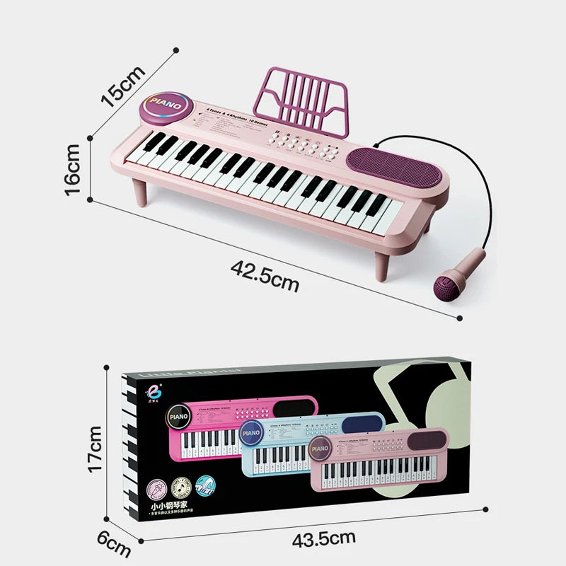 Children's Piano Keyboard 37 Keys With Microphone