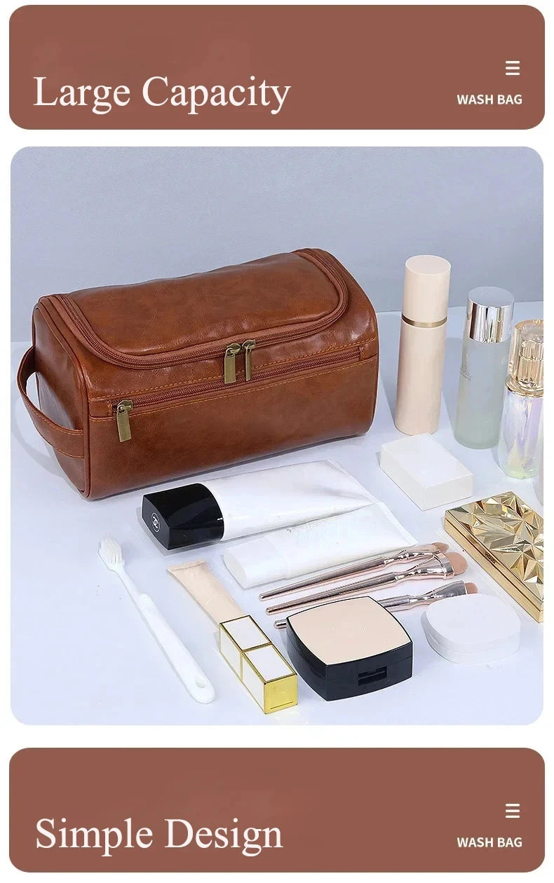 Leather Toiletry Bag