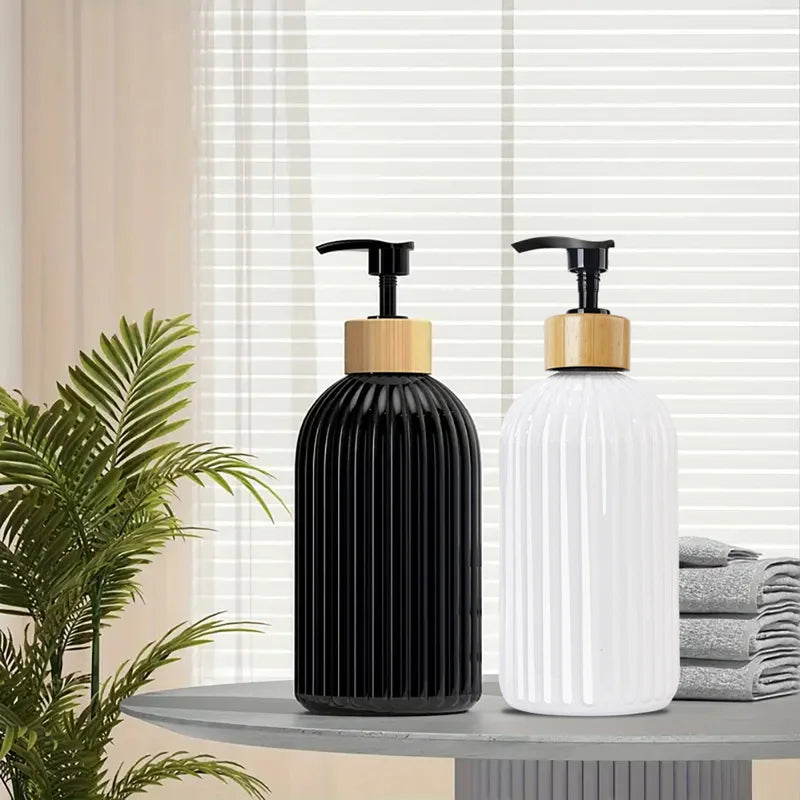 500ml Strip Soap Dispenser With Bamboo Pump
