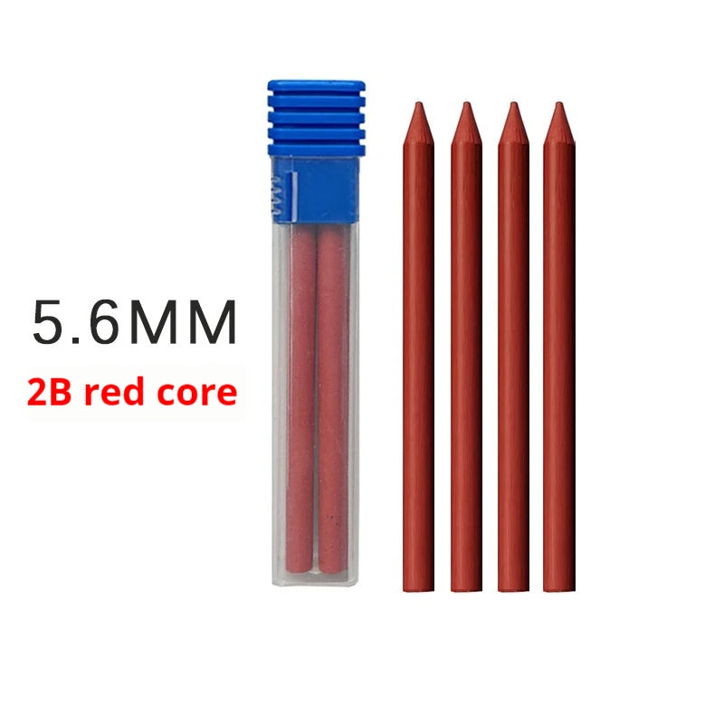 1Pack 5.6 mm Lead 2B/4B/6B/8B Graphite Lead Refill