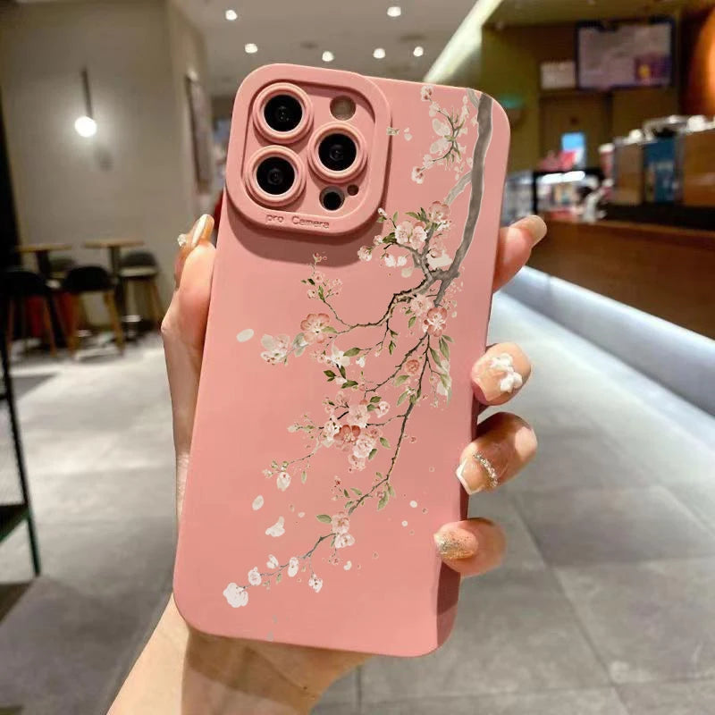 Cute Spring Flower Phone Case For Xiaomi