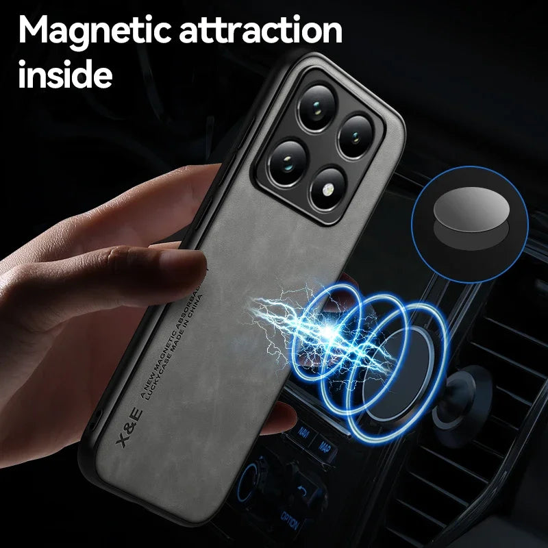 Luxury Leather Mobile Phone Case For Xiaomi