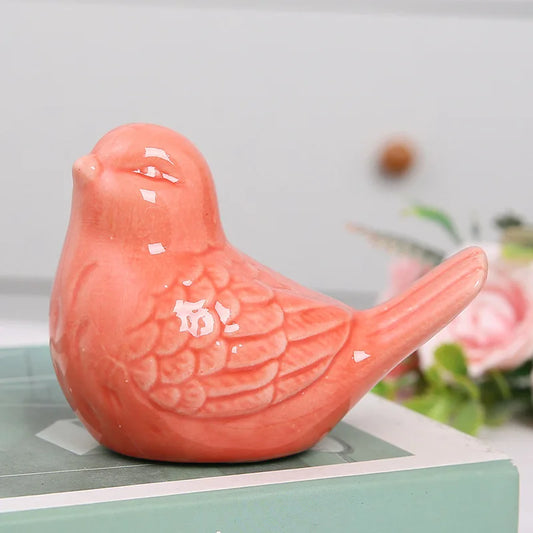 Practical Household Accessory – Cute Ceramic Bird Ornaments