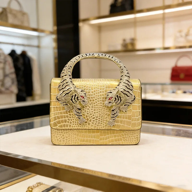 Vintage Mini Top Handle Crossbody Bag