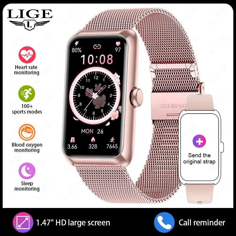 Bluetooth Health & Sports Smartwatch with Custom Dial