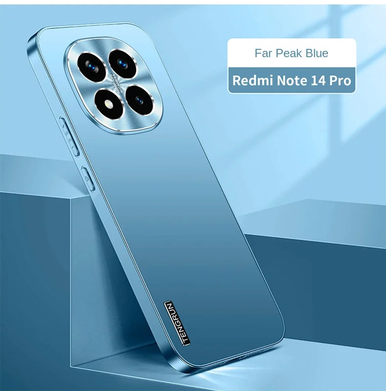 Matte Metallic Paint Shock Resistant Case For Redmi Note
