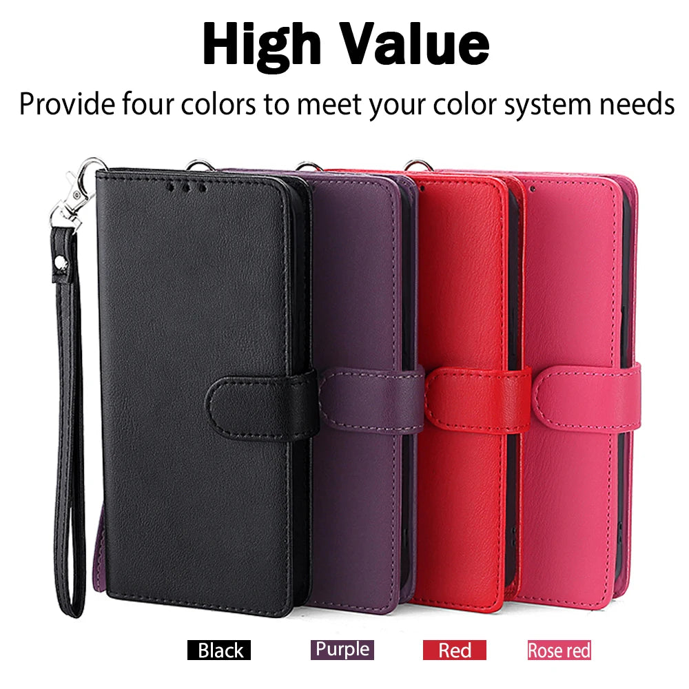 Leather Magnetic Phone Case For Xiaomi Redmi