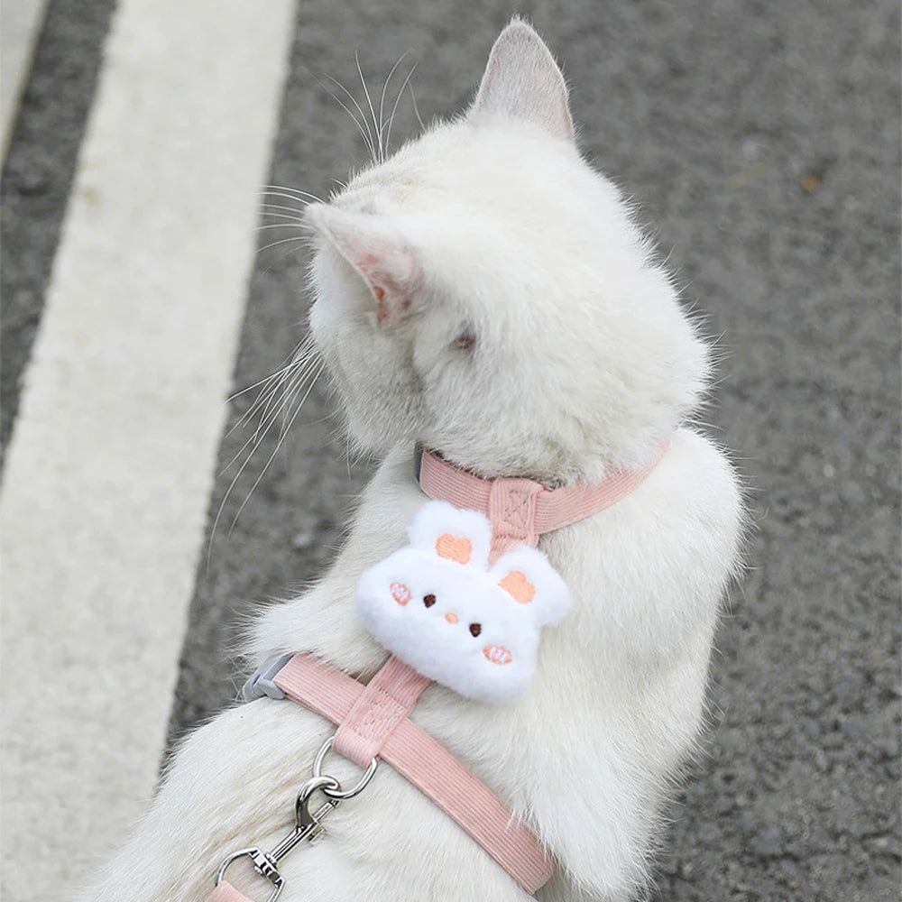 Breathable Adjustable Pet Harness & Leash Set