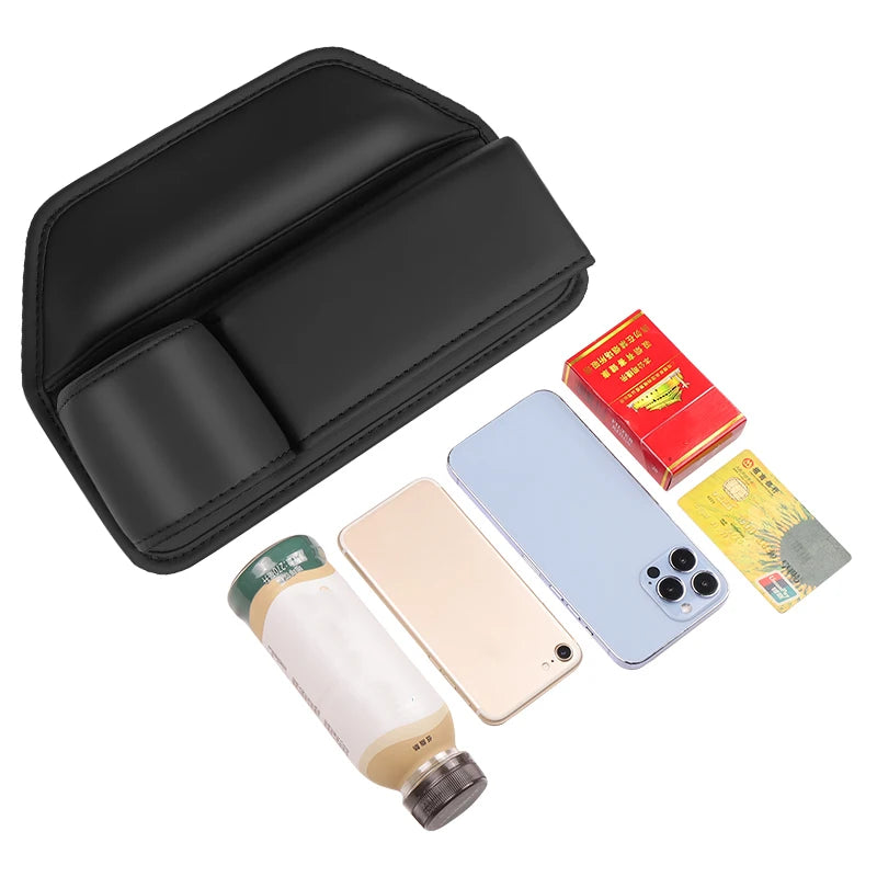 Leather Car Seat Gap Organizer Box