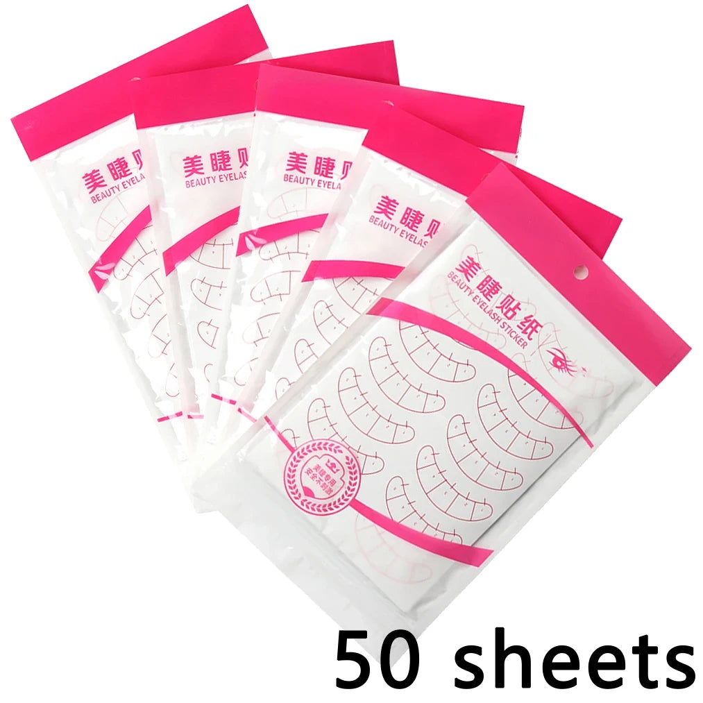 Eyelash Mapping Stickers