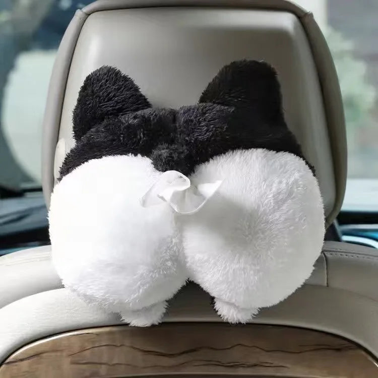 Cute Car Tissue Box 2 In 1Cartoon Holder