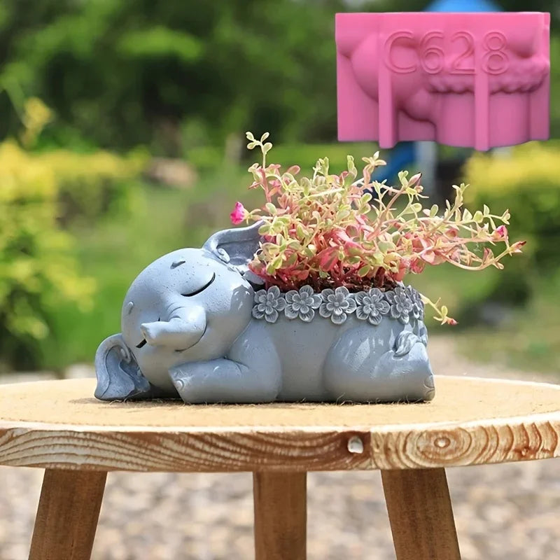 Elephant Plant Flowerpot