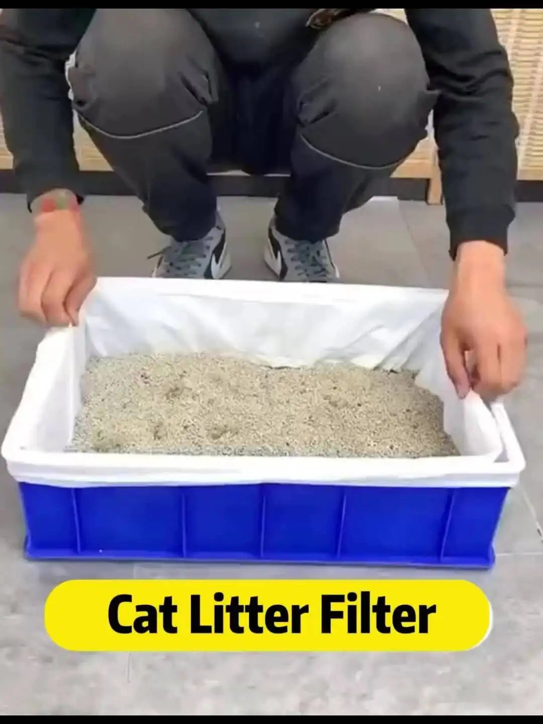 Reusable Cat Litter Box Filter Liners