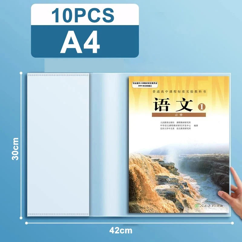 Transparent Waterproof Book Covers