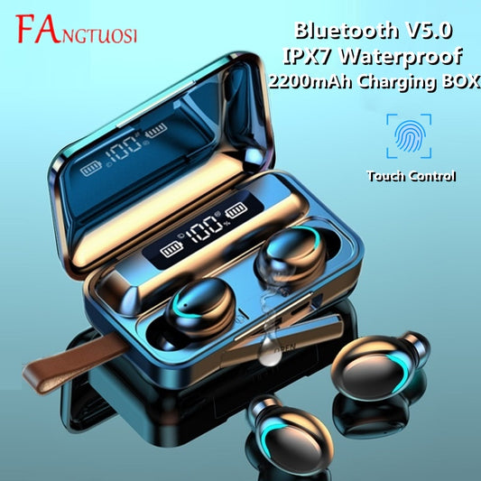 09 9D TWS Bluetooth 5.0 Earphones 2200mAh  Wireless