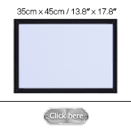 A3 Magnetic Dry Erase Whiteboard with Wooden Frame