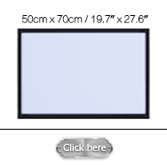 A3 Magnetic Dry Erase Whiteboard with Wooden Frame