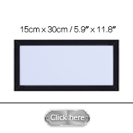 A3 Magnetic Dry Erase Whiteboard with Wooden Frame