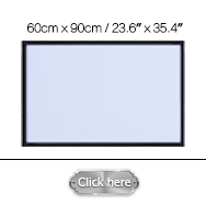 A3 Magnetic Dry Erase Whiteboard with Wooden Frame