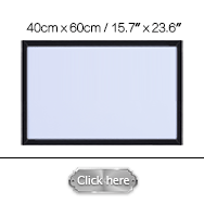 A3 Magnetic Dry Erase Whiteboard with Wooden Frame