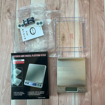 High-Precision Digital Gram Scale with Backlit Display