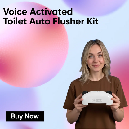 Voice-Control Touchless Toilet Auto Flusher