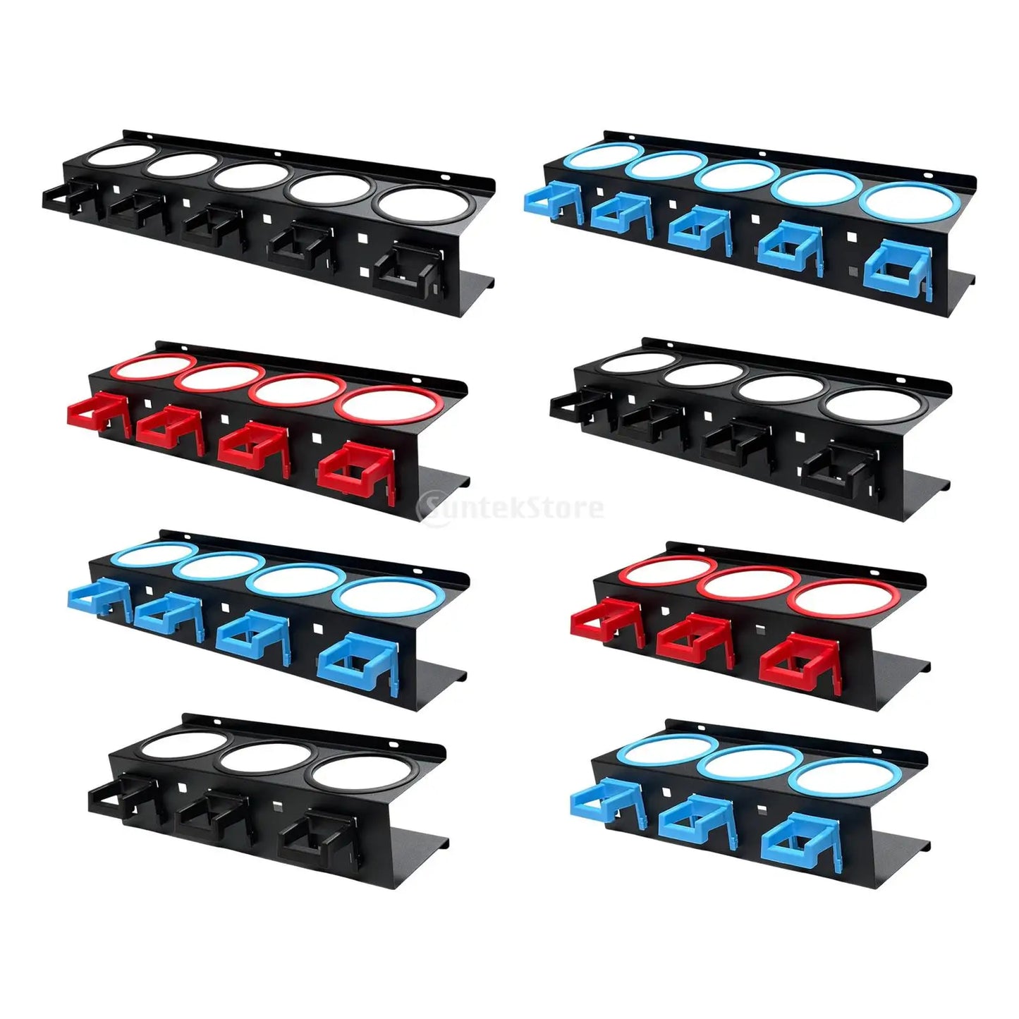 Wall-Mounted Spray Bottle & Detailing Tool Organiser Rack