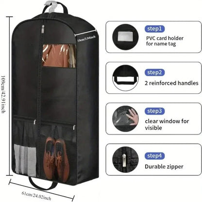 Travel Garment Suit Bag with Gusset