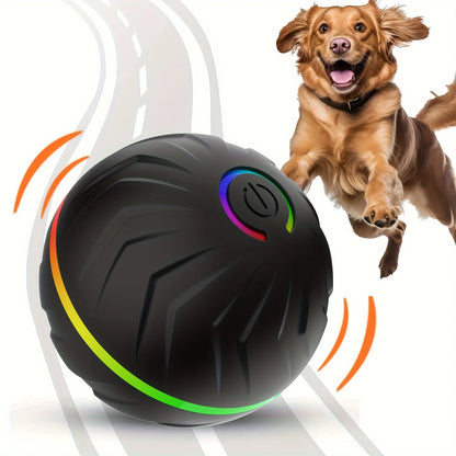 Intelligent Interactive Dog Toy with Rolling & Jumping