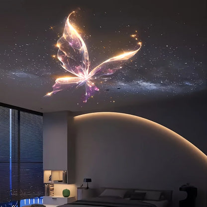 USB LED Projection Night Light with Interchangeable Pattern Slides
