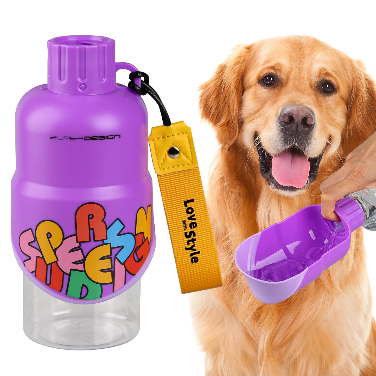 Portable Dog Water Bottle Dispenser
