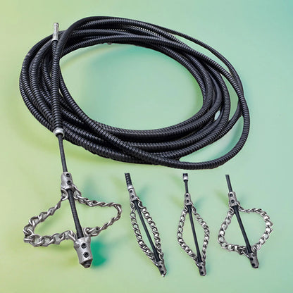 Drill-Powered Drain Snake Auger