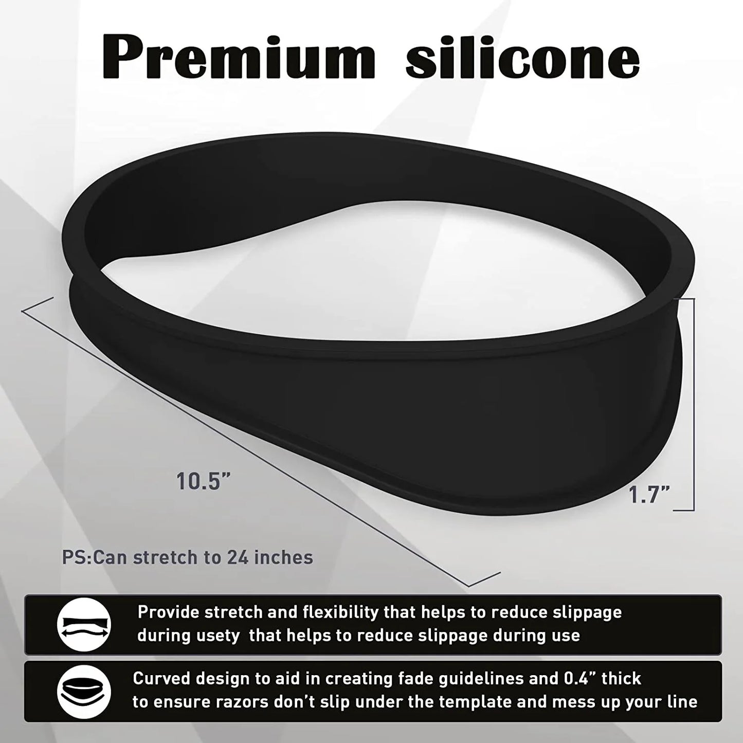Silicone Haircut Neckline Template