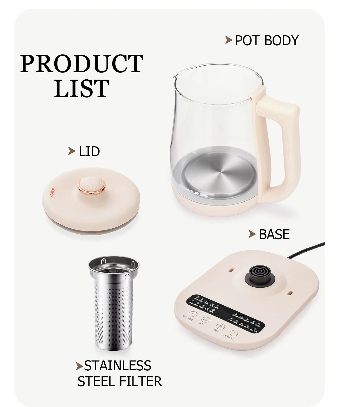 Electric Glass Health Kettle