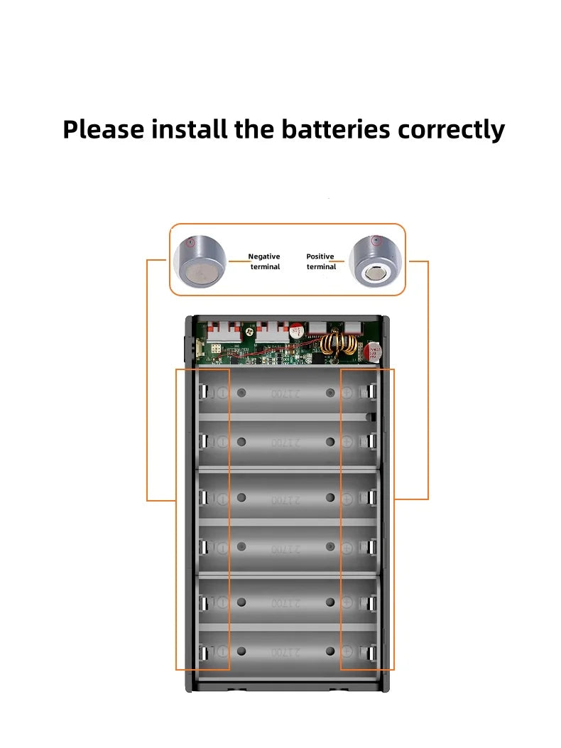 PD100W Fast Charging DIY Power Bank Kit