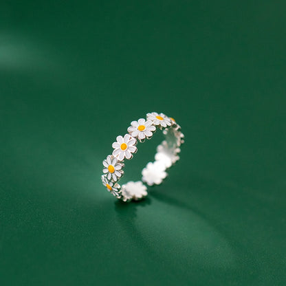 Vintage Daisy Flower Ring