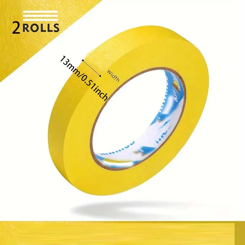 Yellow Masking Tape Set for Painting & Decorating