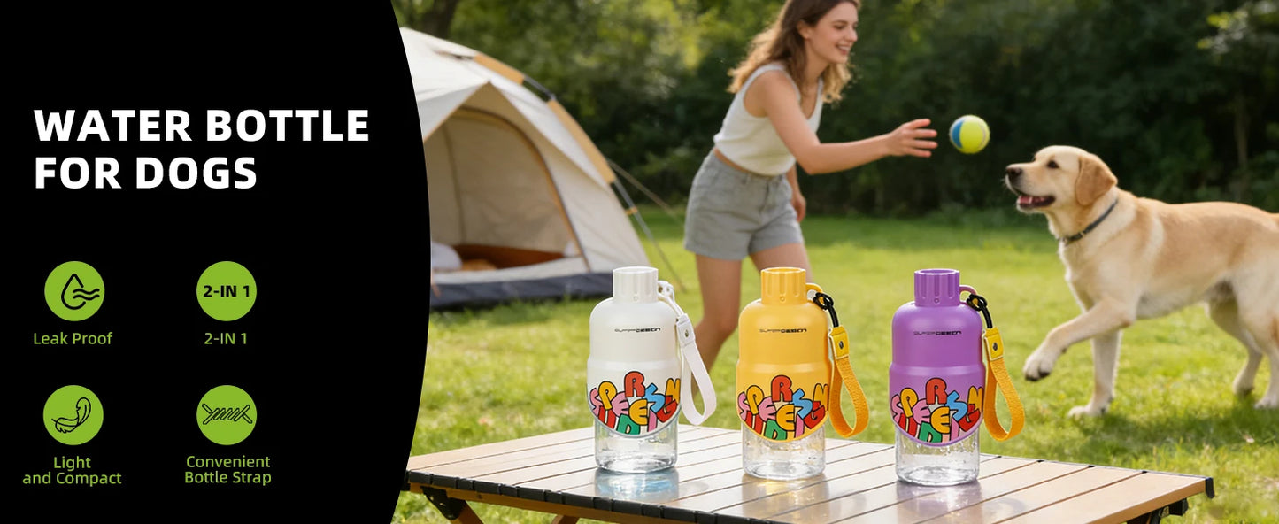 Portable Dog Water Bottle Dispenser
