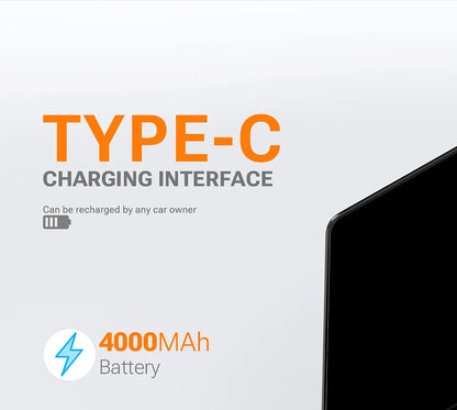 Wireless 3-in-1 Portable Car Vacuum with HEPA Filter & USB-C Charging