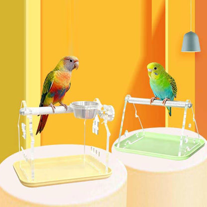 Portable Tabletop Bird Perch Stand