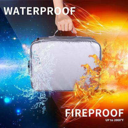 Fireproof Document Bag Safety Waterproof Organizer