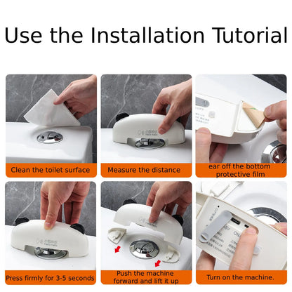 Voice-Control Touchless Toilet Auto Flusher