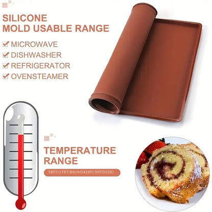 Reusable Silicone Baking Mat for Pastry & Cake Making