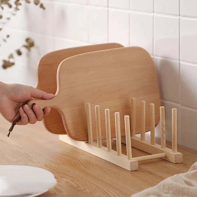 Wooden Kitchen Dish Drying Rack