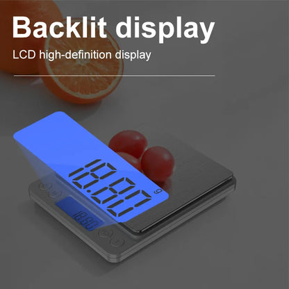 High-Precision Digital Gram Scale with Backlit Display