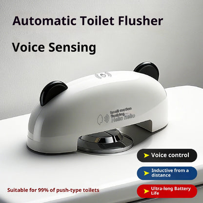 Voice-Control Touchless Toilet Auto Flusher