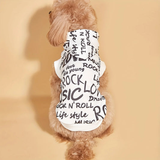 Cute Hooded Pet Sweatshirt for Small Dogs & Cats