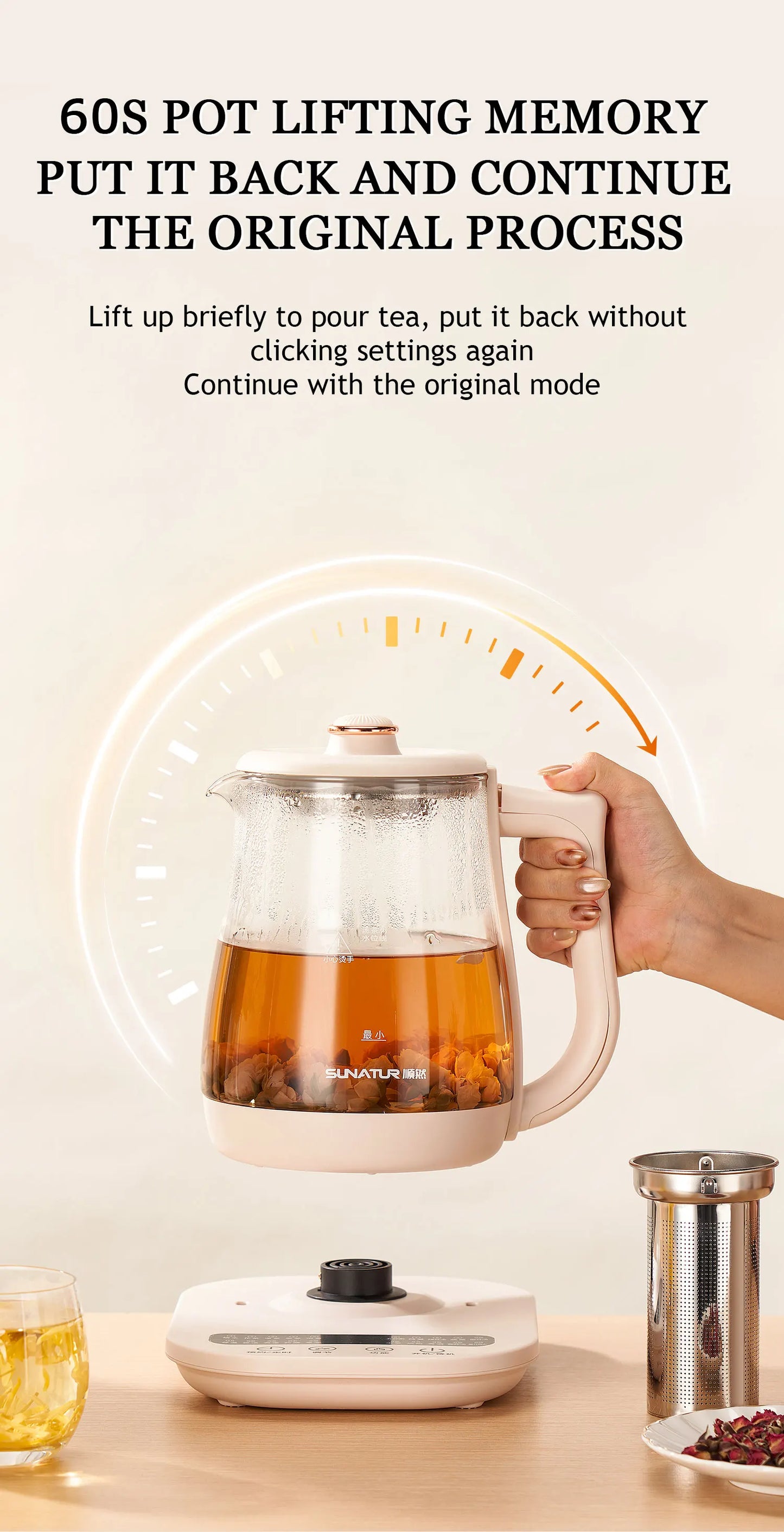 Electric Glass Health Kettle